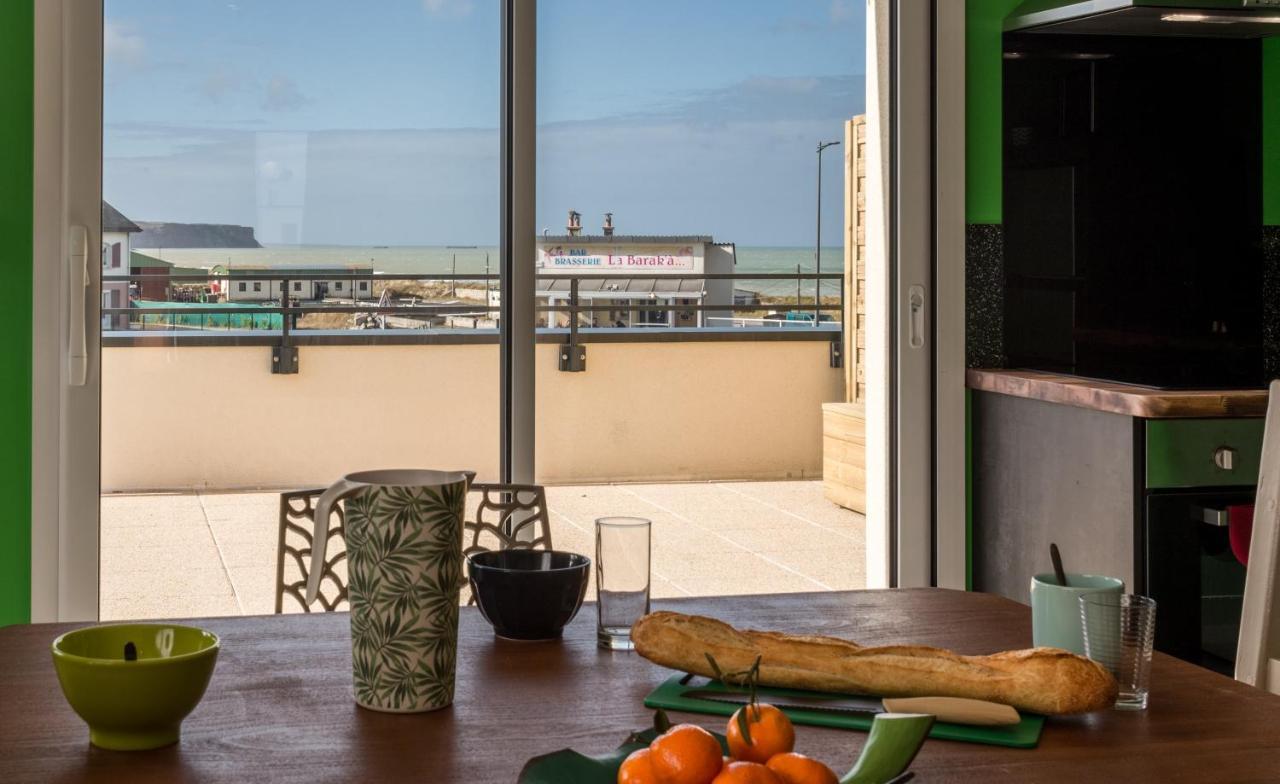 Babord, Appt Avec Terrasse Et Vue Mer Saint-Côme-de-Fresné Exterior foto